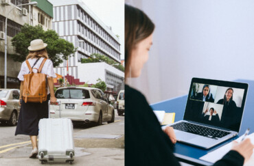 出張とオンライン講座